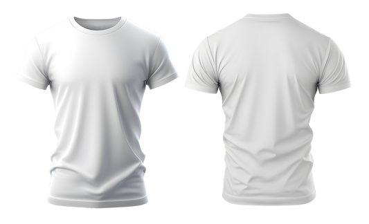 White T - Shirt - Round Neck