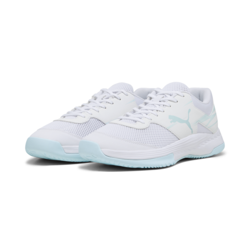 Puma Varion II JR Indoor/Court Shoes - White Light Aqua