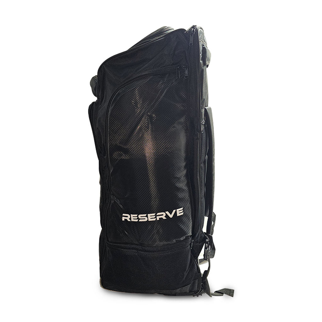 Champ RESERVE Duffle Wheelie Kit Bag - Senior - Black and White