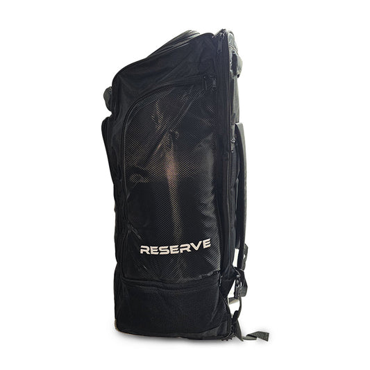 Champ RESERVE Duffle Wheelie Kit Bag - Senior - Black and White